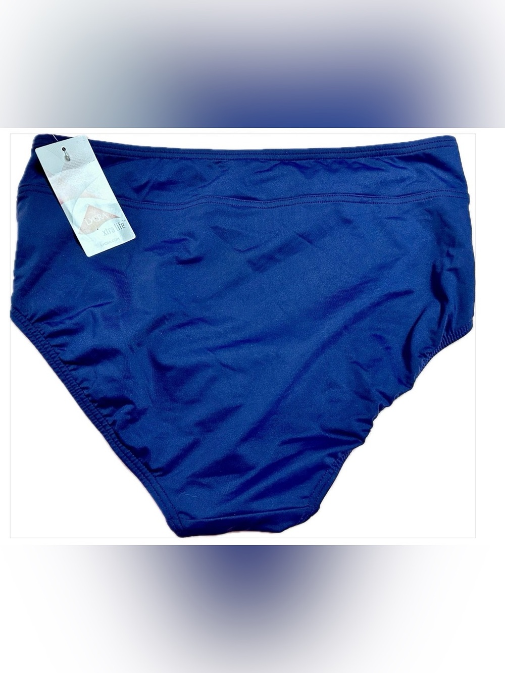 Lands' End Women’s Bikini Bottoms in Navy Blue